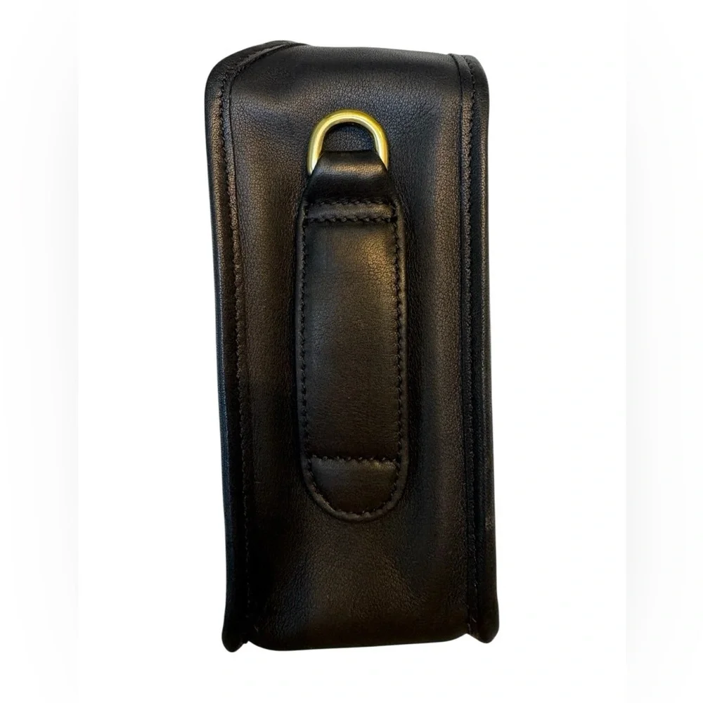 Vintage Coach Legacy Leather Cell Phone Case Black 1995 Box & Pamphlet